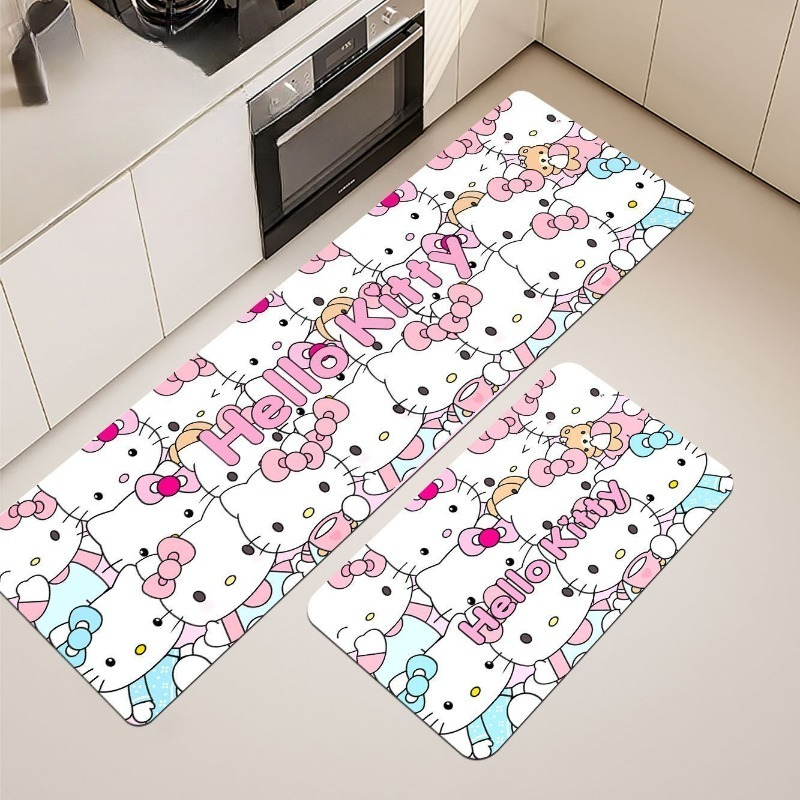 Kitchen Flooring Commercial - Alfombrilla de suelo Kawaii Hello Kitty,