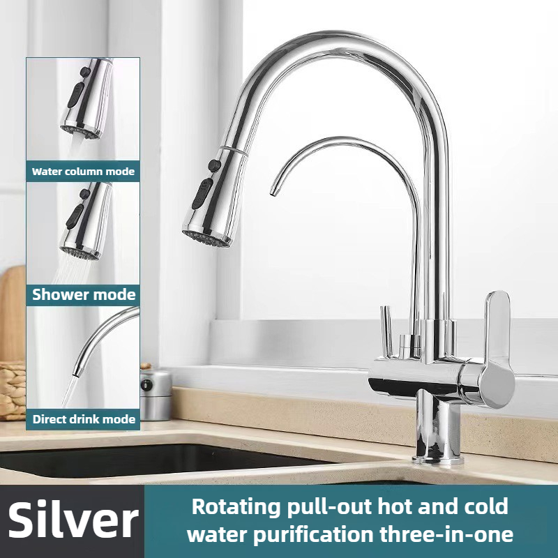 Commercial Kitchen Water Filter - Grifo de Cocina Comercial con Rociador