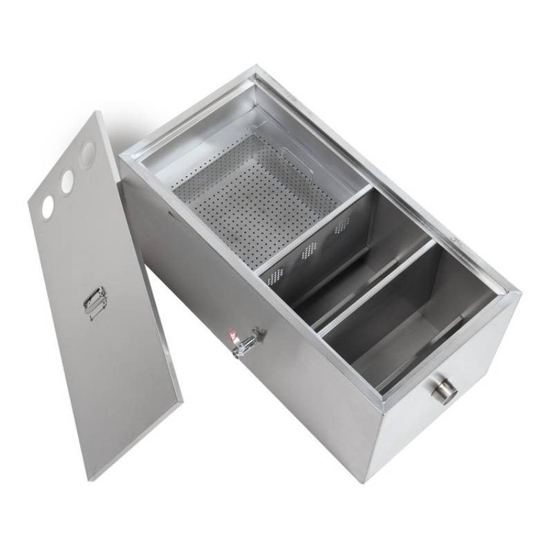 Commercial Kitchen Water Filter - Trampa de grasa de acero inoxidable,