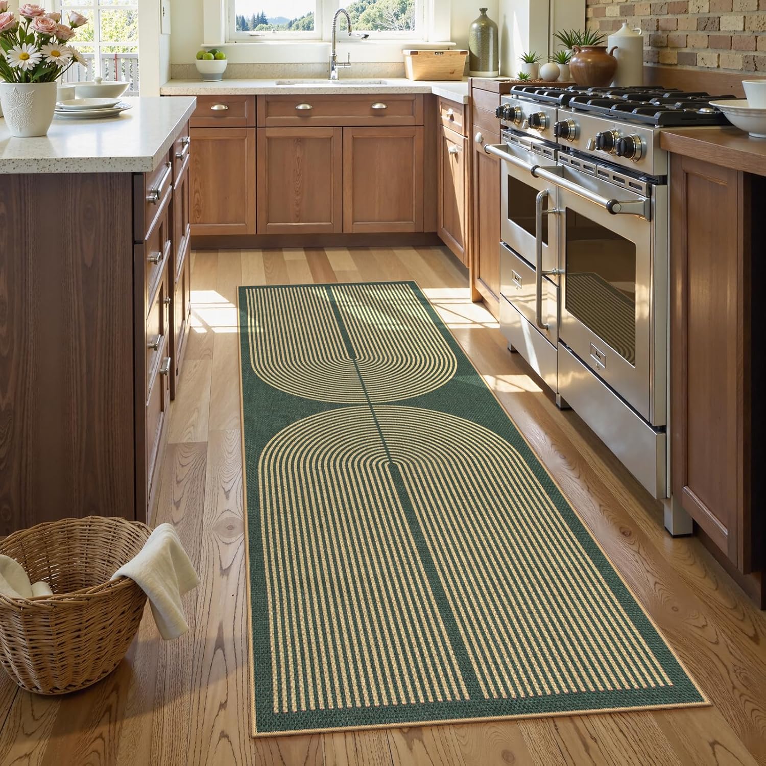 Kitchen Flooring Commercial - VIKAMA Alfombras de pasillo largas de