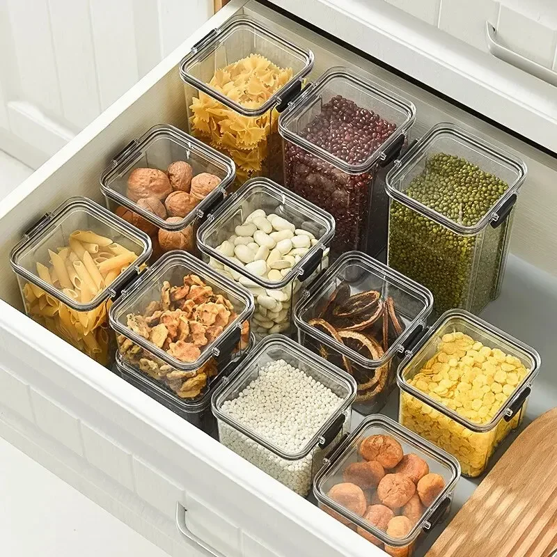 Commercial Kitchen Refrigerator - Tarro sellado de grano, caja de