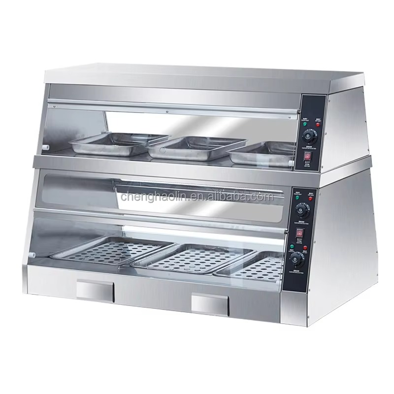 Commercial Kitchen Accessories - Vitrina Eléctrica Comercial Aislada para Calentar