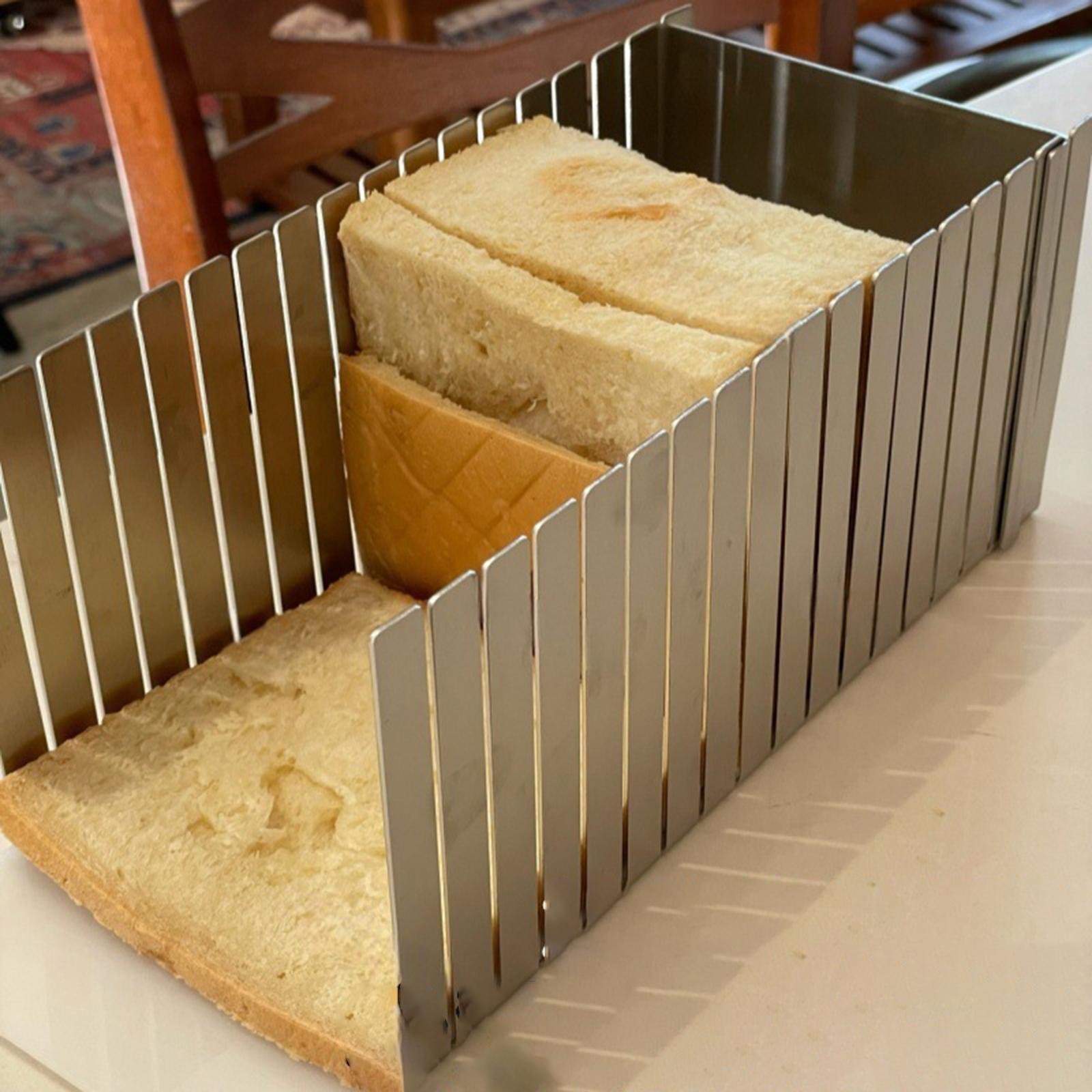 Commercial Bread Slicer - Rebanador de pan de acero inoxidable,