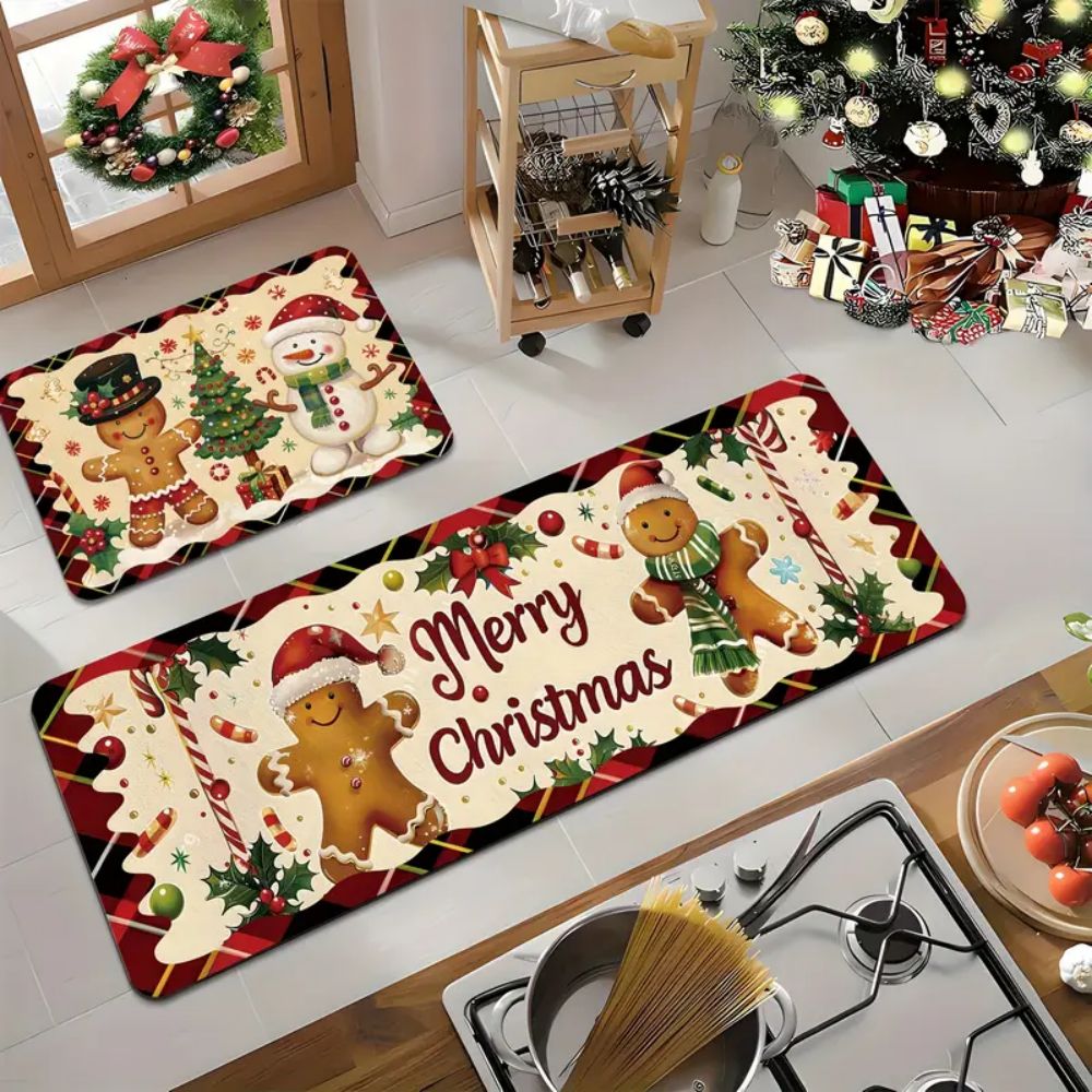 Kitchen Flooring Commercial - VIKAMA 1/2 Uds. Alfombra de cocina