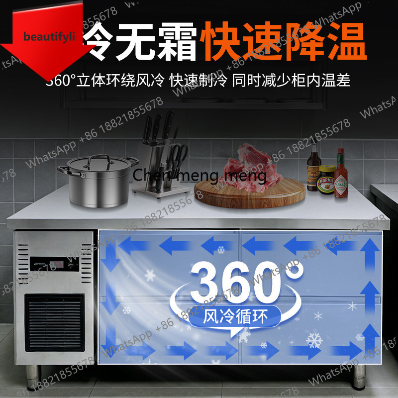 Commercial Kitchen Refrigerator - Mesa de trabajo refrigerada con cajones