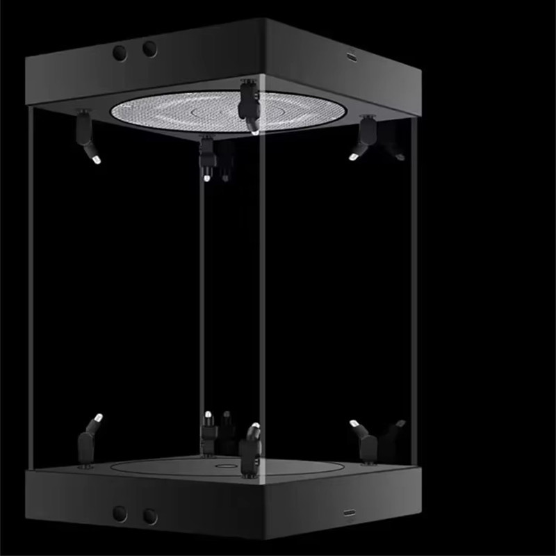 Refrigerated Display Case - Vitrina giratoria con foco LED y