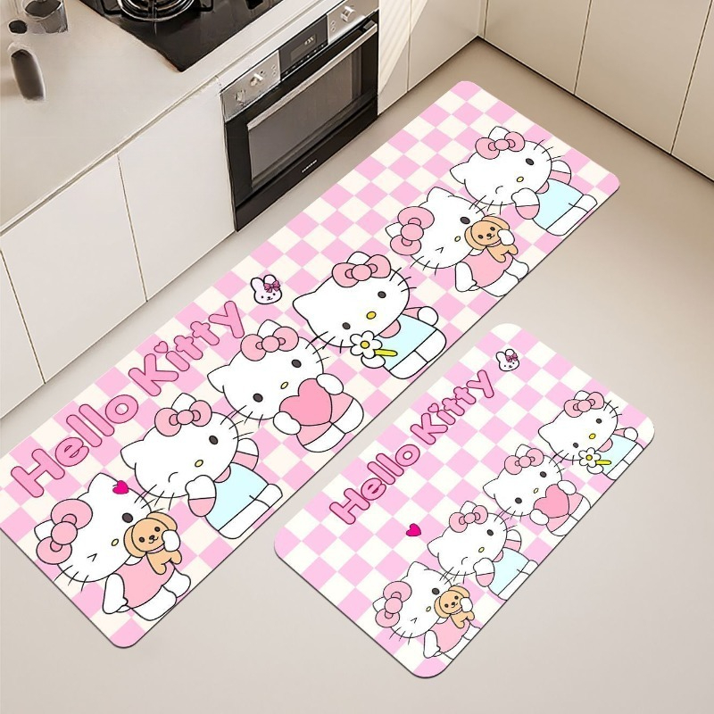Alfombrilla de suelo Kawaii He - Kitchen Flooring Commercial reseña y precio