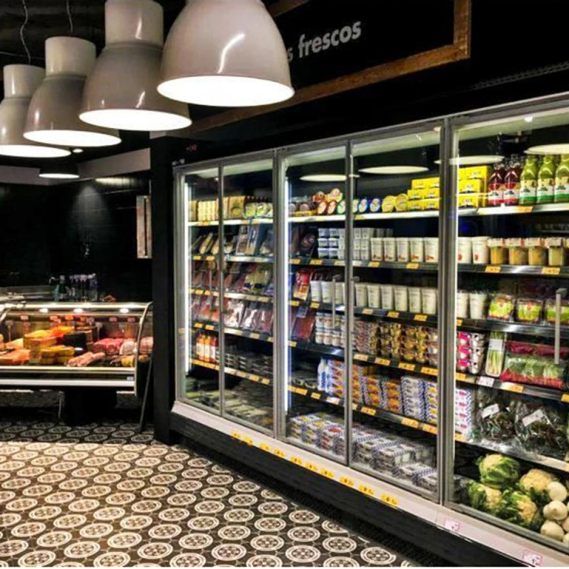 Congelador vertical de doble p - Refrigerated Display Case reseña y precio