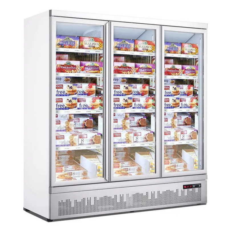 Congelador vertical de doble p - Refrigerated Display Case reseña y precio