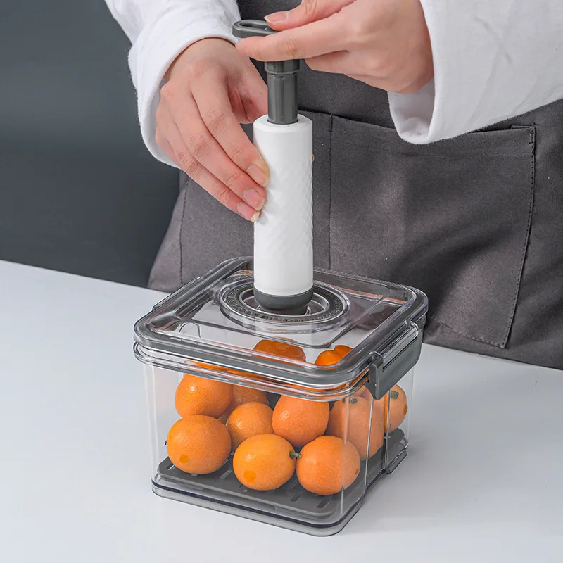 Caja transparente de almacenam - Commercial Kitchen Refrigerator reseña y precio