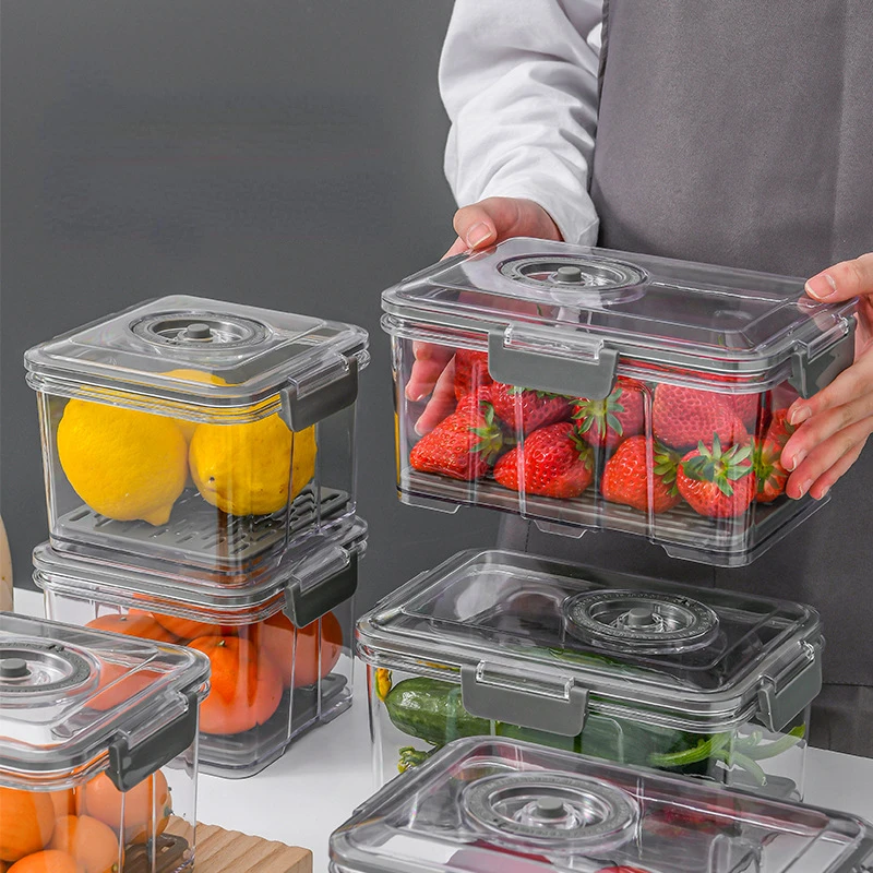 Caja transparente de almacenam - Commercial Kitchen Refrigerator reseña y precio