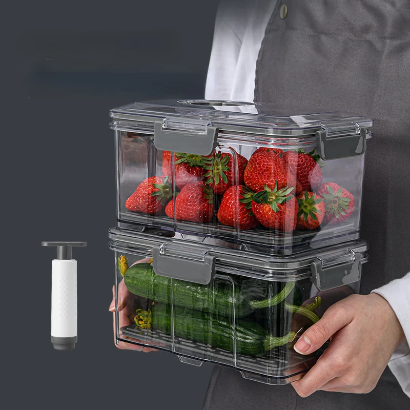 Caja transparente de almacenam - Commercial Kitchen Refrigerator reseña y precio
