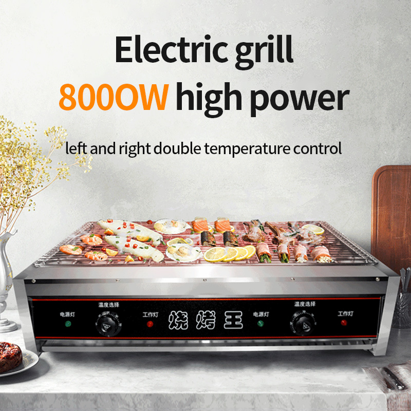 Parrilla de barbacoa eléctrica - Commercial Kitchen Grill reseña y precio