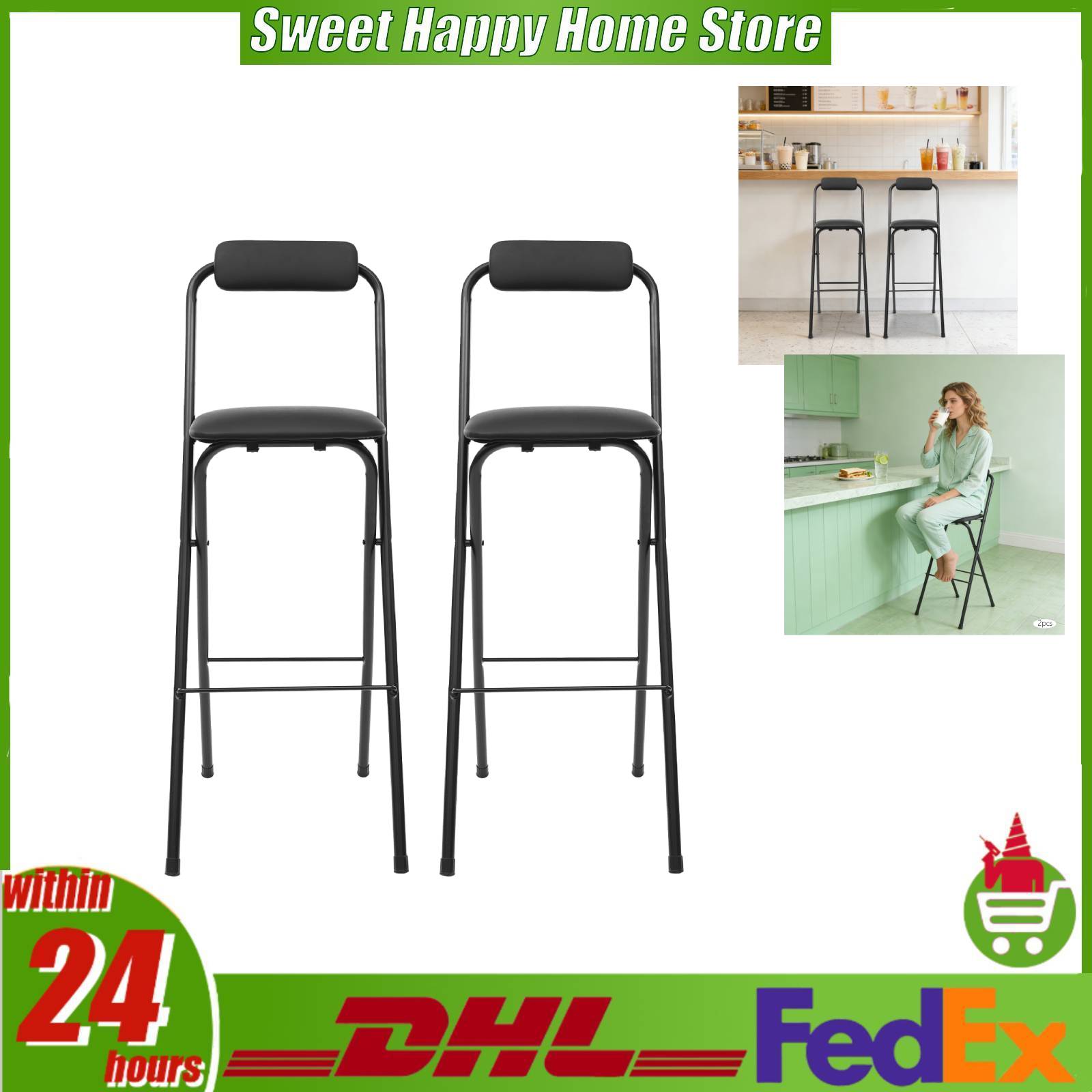 Paquete de 2 Taburetes de Bar  - Commercial Kitchen Hardware reseña y precio