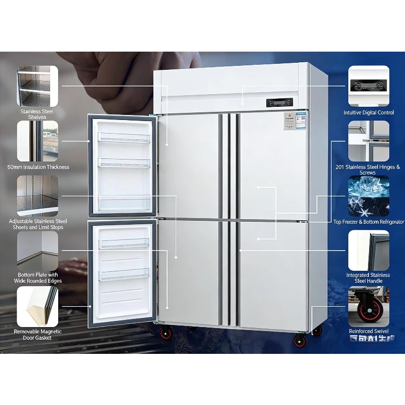 Congelador Vertical Comercial  - Commercial Kitchen Refrigerator reseña y precio