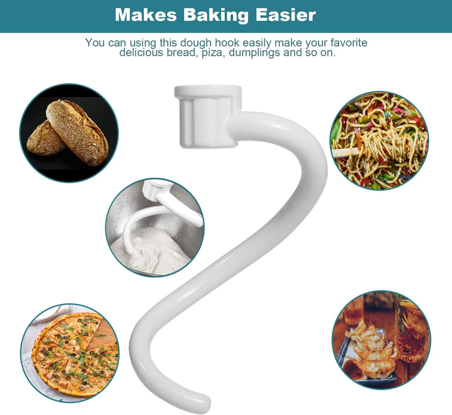 Gancho de masa en espiral recu - Kitchenaid Mixer Pro 600 reseña y precio
