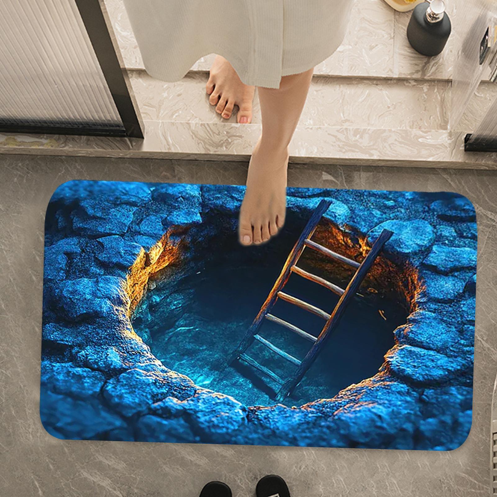 Alfombra con agujeros de ilusi - Kitchen Flooring Commercial reseña y precio