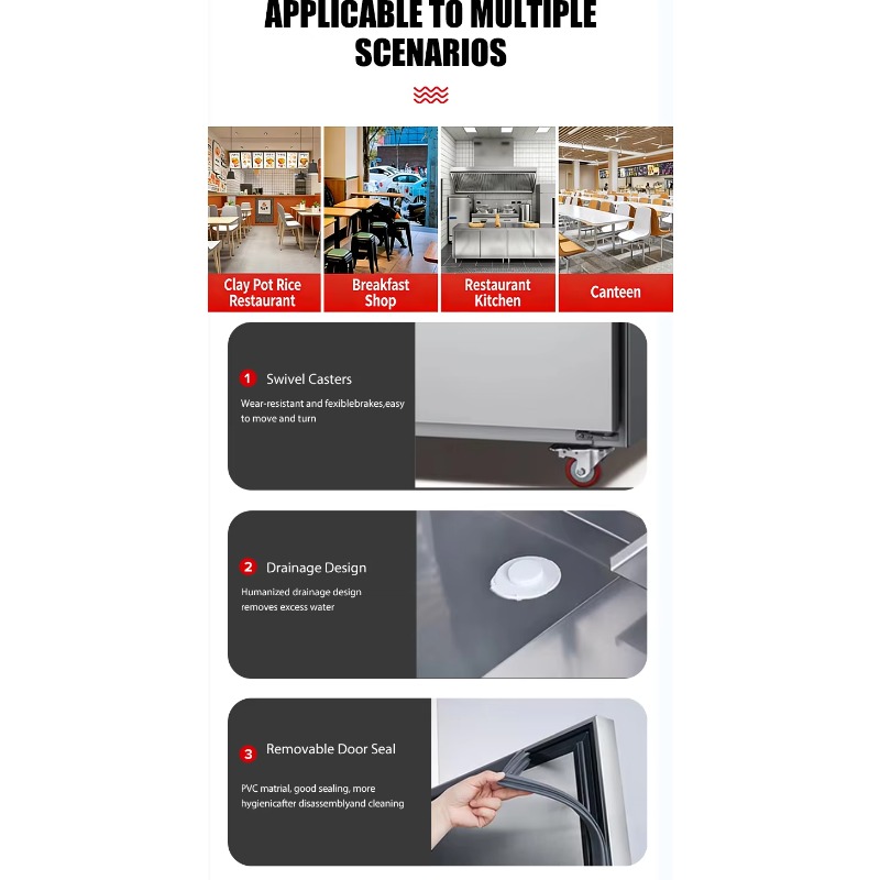 Carrito Calentador de Alimento - Commercial Kitchen Accessories reseña y precio