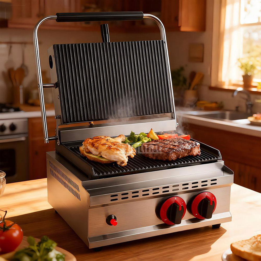 Parrilla de Placas a Gas GH-81 - Commercial Kitchen Grill reseña y precio